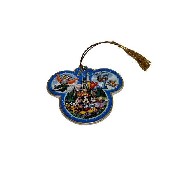 Walt Disney World Happiest Celebration on Earth Mickey Ears Ornament Porcelain - Picture 1 of 5